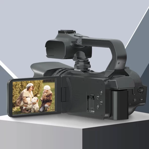 Full 6K Camcorder 64MP Youtuber Professional Digital Video Camera Streaming Auto Focus Photography Vlog Recorder 4" Touch Screen - Image 2