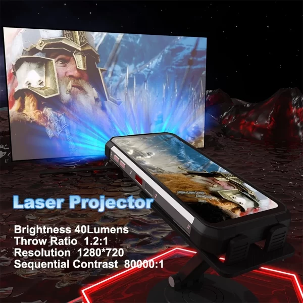 Unihertz 8849 Tank 2 Laser Projector Rugged Phone Android 13 Mobile 12+256GB 6.79" FHD+ Display 108MP Night Vision Cam 15500mAh - Image 4