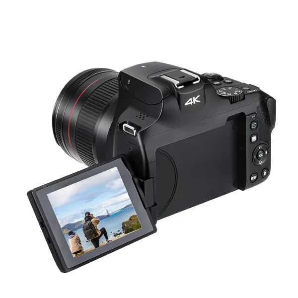 Digital Cameras Photographic 4K Ultra hd Camcorder 12X Optical Zoom LED Flash Built in Auto/Manual Focus for YouTube Vlog Videos - Image 4