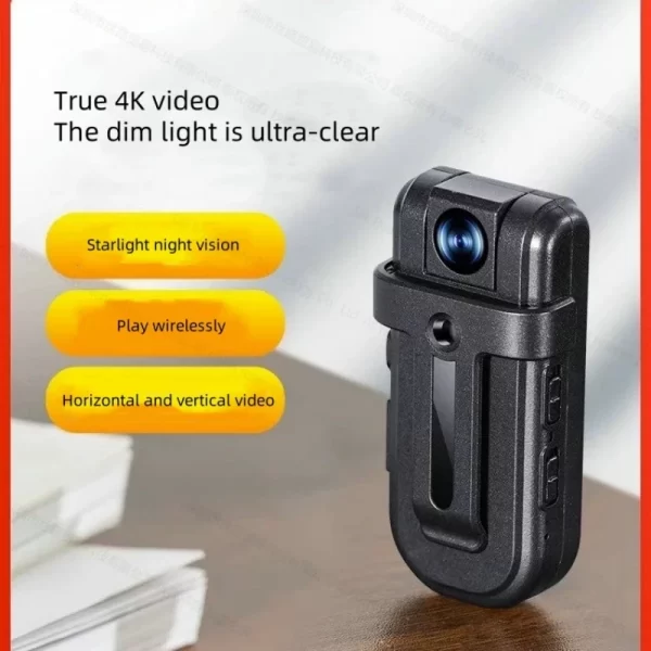 M27 Professional Pocket Action Ultra HD 4K Camera Clip Vlog Recorder Thumb DV Video Motorcycle Helmets Bicycle Riding Camcorder - Image 5