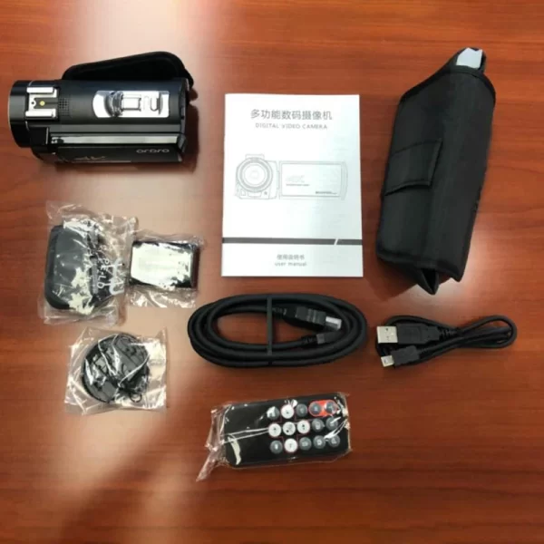 4K Full HD Professional Digital Cameras Camcorder Night Vision WIFI MIC 3.0 Inch Touch Screen Video Camera Support External Lens - Image 6