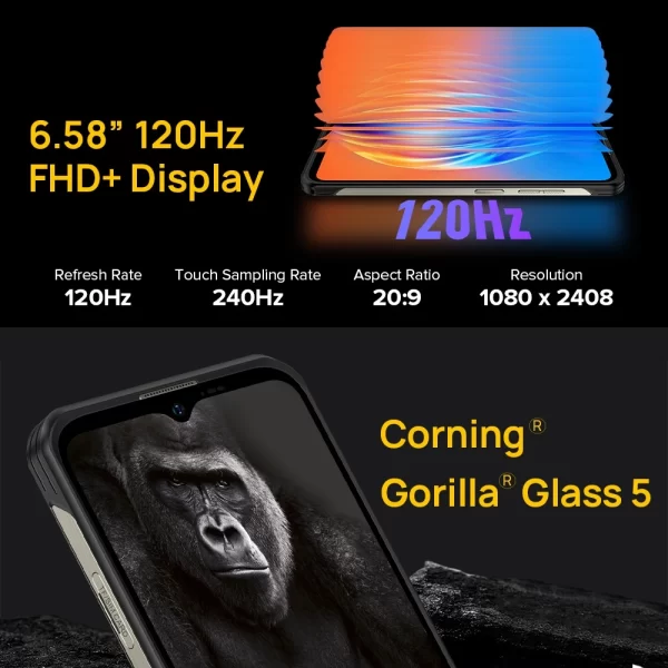 Ulefone Armor 17 Pro Rugged Phone Android 12 Helio G99 Octa Core 8+256GB 6.58'' Screen 5380mAh Smartphone 108MP Cam NFC Global - Image 2