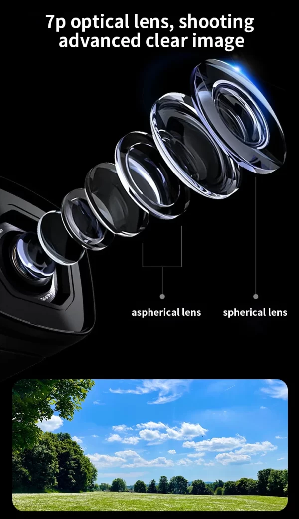 Ordro EP8 Head Wearable Action Camera Vlog 4K 60fps for YouTube Videos Motorcycle Helmet Digital Camcorder Camara Stabilization - Image 5