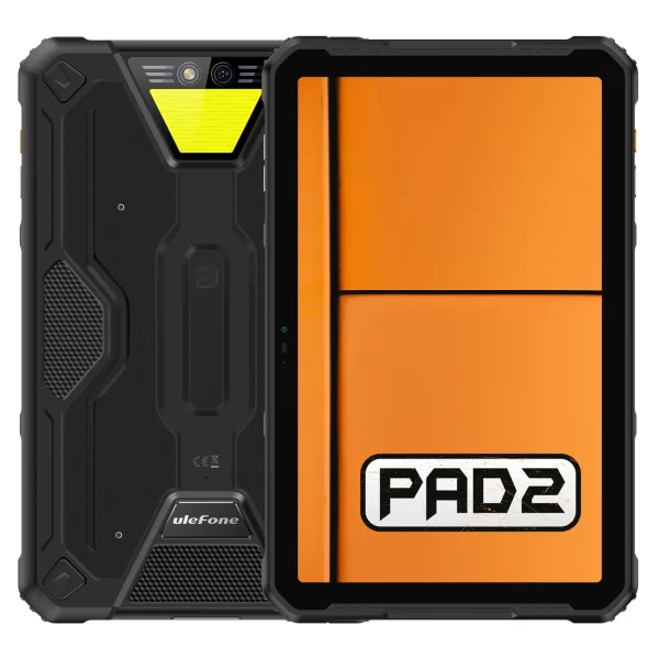 Ulefone Armor Pad 2 Rugged Tablet PC Android 13 Up to 16GB+256GB IP68/IP69K MediaTek Helio G99 11 inch 2K 18600mAh NFC