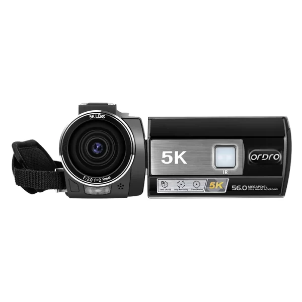 Ordro 5K Video Camcorder Vlog Camera 18X Digital Zoom Infrared Night Vision Camaras for YouTuber Recording 2024 New Arrivals - Image 4