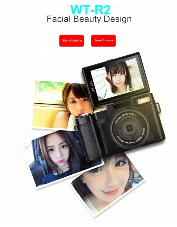 YYHC- WT-R2 Digital Cameras HD Photo Similar Camcorders DSLR Wide Angle Telephoto Lens Camara Digital - Image 6