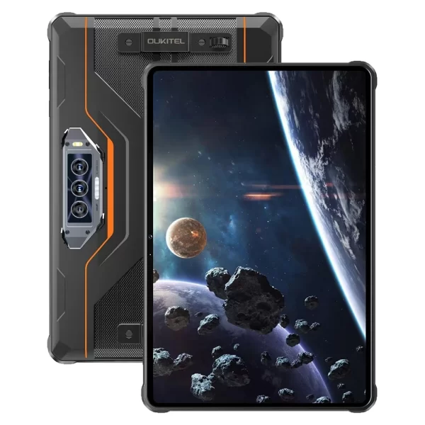Oukitel RT8 Rugged Tablet PC 11" 2K Display 90Hz 20000mAh 6GB+256GB MTK Helio G99 Android 13 48MP Camera 33W Fast Charge NFC 4G