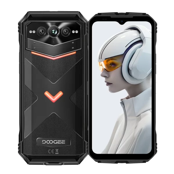 DOOGEE V Max Plus 5G Rugged Smartphone 36GB(16+20) 512GB 200MP AI Camera 22000mAh 33W 6.58" 120Hz Dimensity 7050 Android 14 NFC