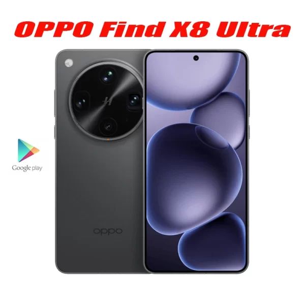 Original Oppo Find X8 Ultra Mobile Phone IP69 Waterproof 6.82" AMOLED 120HZ Snapdragon 8 Elite 100W Charge 6100mAh 50.0MP Camera