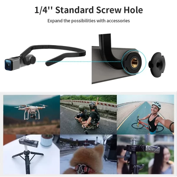 Ordro EP7 Digital Camera Head Wearable Vlog Camcorder 4K 60FPS with Remote Control for YouTube Videos - Image 6