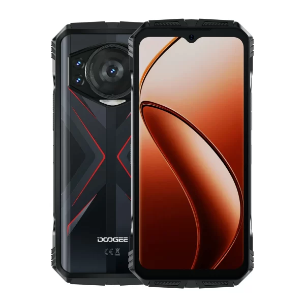 DOOGEE S118 Rugged Smartphone FHD+ Screen 8GB+512GB Helio G99 10800mAh 50MP AI Camera 33W 4G Android 14 Cellphone NFC