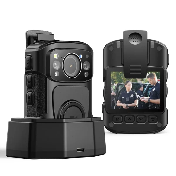 BOBLOV Mini Camera B4K5 128G/256G 4K Small Camcorder GPS Body Worn Camera 11Hrs Video Record Police Bodycamera Night Vision IP68