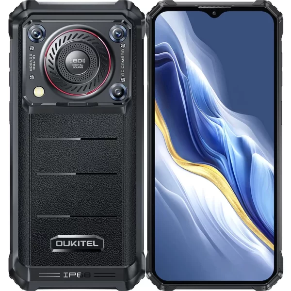 Oukitel WP36 Pro Rugged Smartphone Android Rugged Phone 10600mAh Battery 126dB Speaker Up to 24GB+256GB 6.52" HD+ Screen NFC