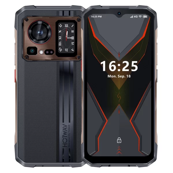 HOTWAV Cyber 15 Rugged Smartphone 200MP PixSmart 6.6'' FHD+ 120Hz 2K 24(12+12)GB 256GB Helio G99 Ultra-thin Android 13 NFC 4G