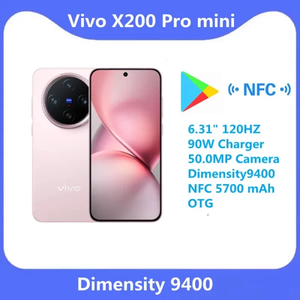 Original New Vivo X200 Pro mini Mobile Phone 6.31" 120HZ 90W Charger 50.0MP Camera Dimensity9400 NFC 5700 mAh OTG - Image 2